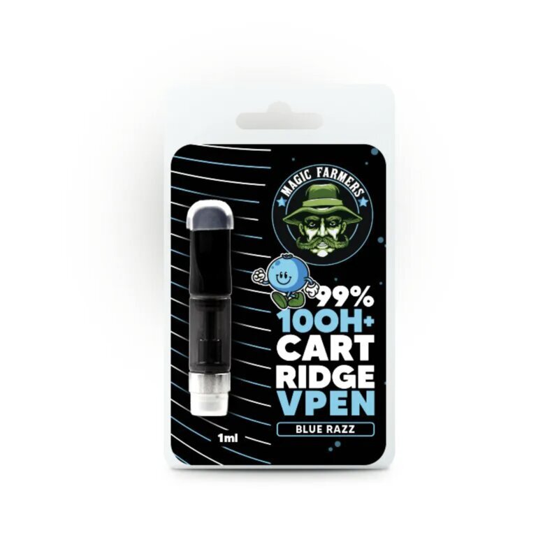 WHOLESALE CARTRIDGE LIVE RESIN BLUE RAZZ 10-OH+